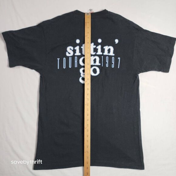 1997 Vintage Bryan White “Sittin on go” Tour Shirt Country Music Tee Black Large - Picture 15 of 16